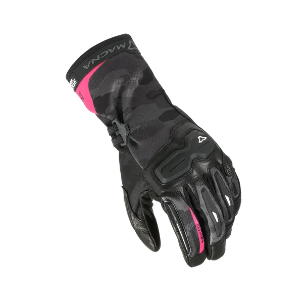 MACNA TERRA RTX Mujer Moto Impermeables Guantes Negro Rosa Gris