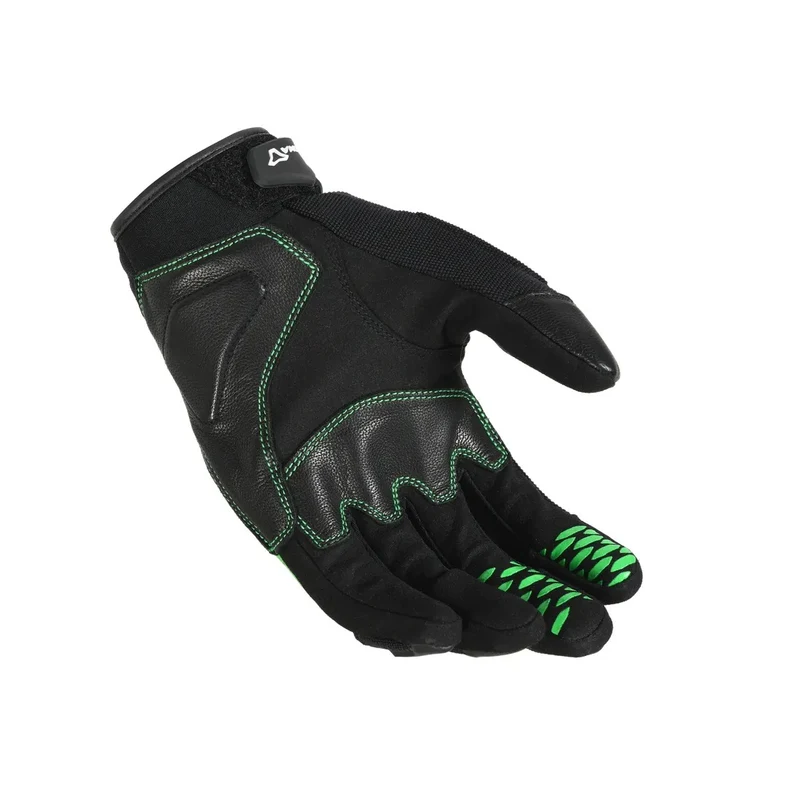 MACNA RIME HOMBRES GUANTES MOTO PERFORADO NEGRO VERDE BLANCO