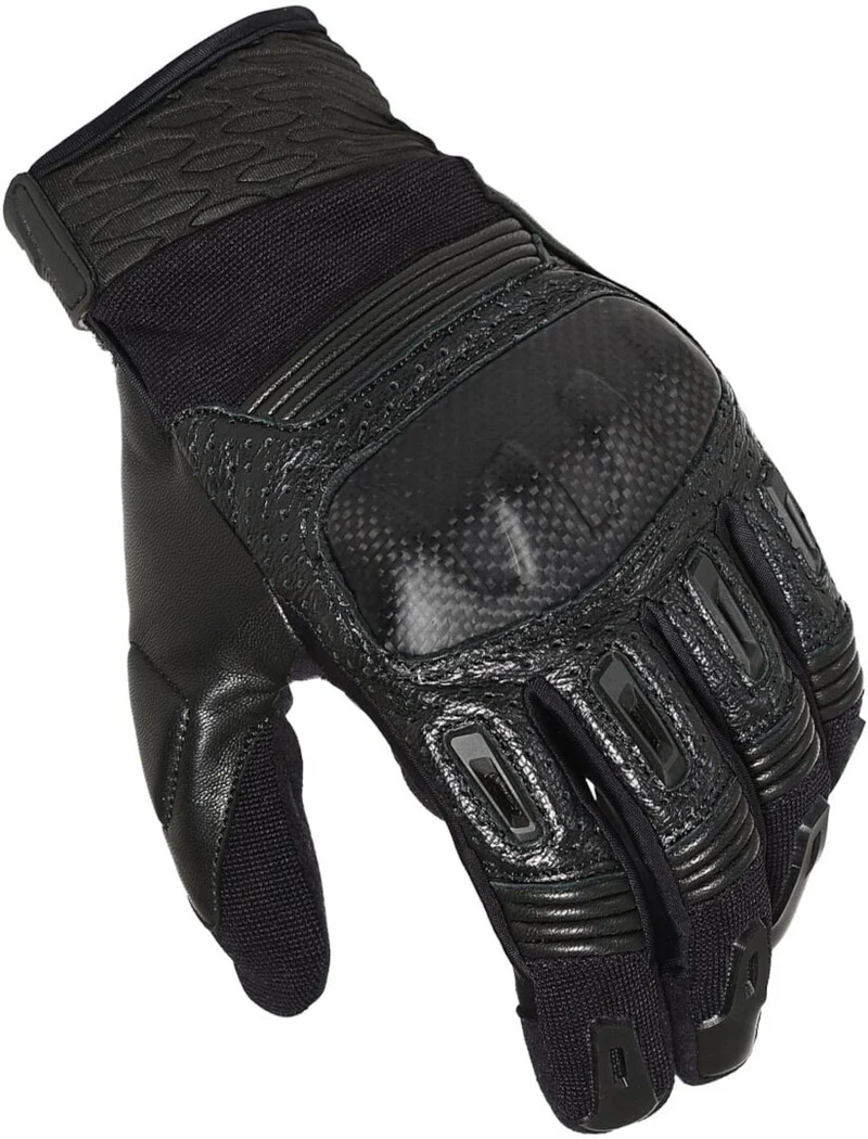 MACNA RIME HOMBRES GUANTES MOTO PERFORADO NEGRO