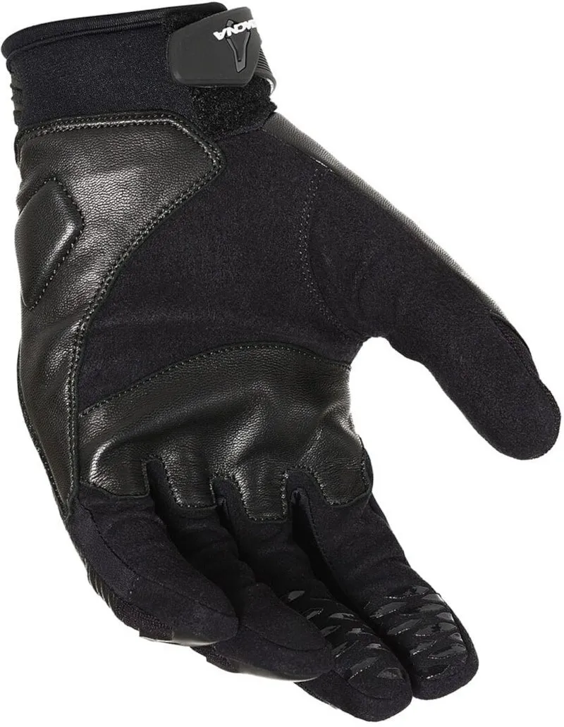MACNA RIME HOMBRES GUANTES MOTO PERFORADO NEGRO