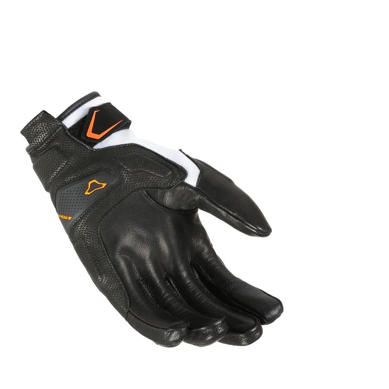 MACNA HAROS HOMBRES GUANTES MOTO ERGOTHUMB NEGRO BLANCO NARANJA
