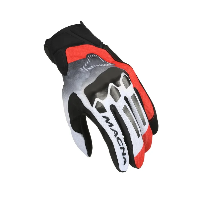 MACNA MANA Hombre Urbanos Guantes De Moto Blanco Rojo Negro