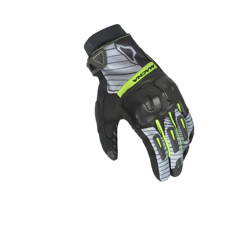 MACNA ATTILA RTX HOMBRES GUANTES MOTO IMPERMEABLE NEGRO AMARILLO