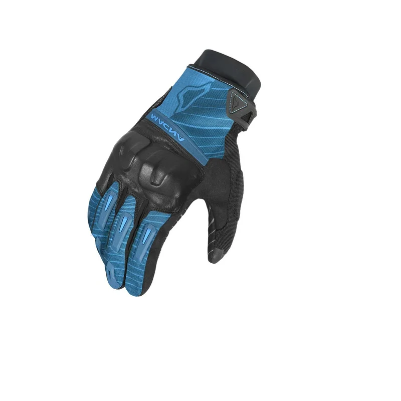 MACNA ATTILA RTX HOMBRES GUANTES MOTO IMPERMEABLE NEGRO AZUL MARINO