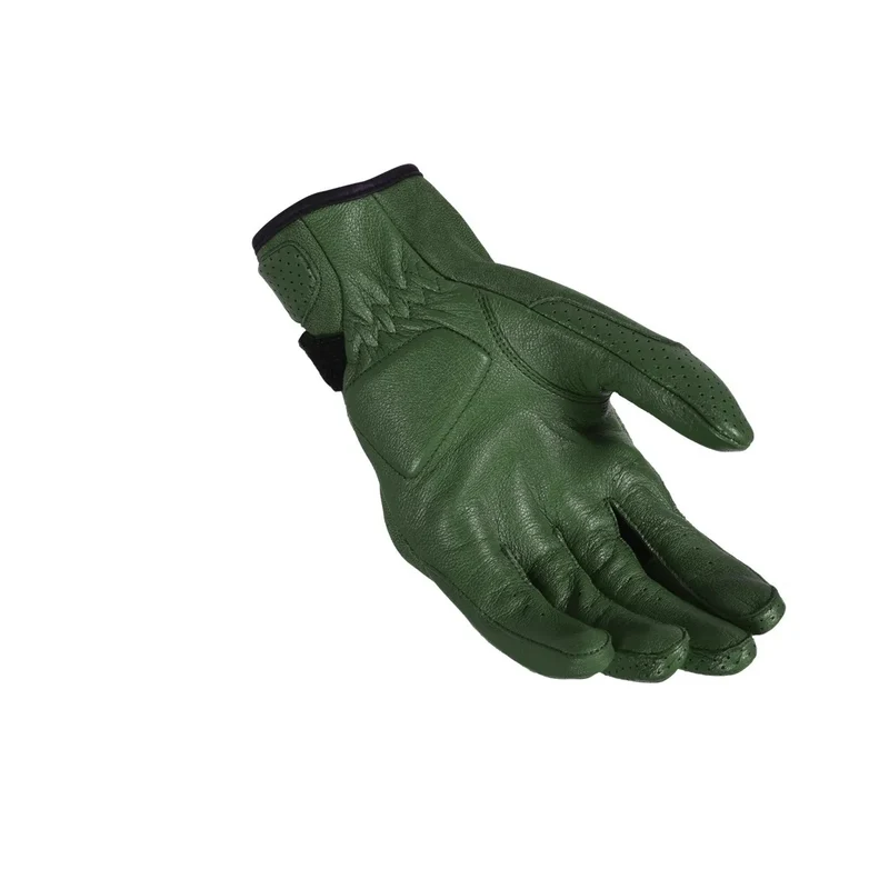 MACNA BOLD HOMBRES CUERO PERFORADO GUANTES MOTO VERDE