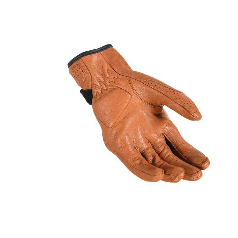 MACNA BOLD HOMBRES CUERO PERFORADO GUANTES MOTO MARRÓN