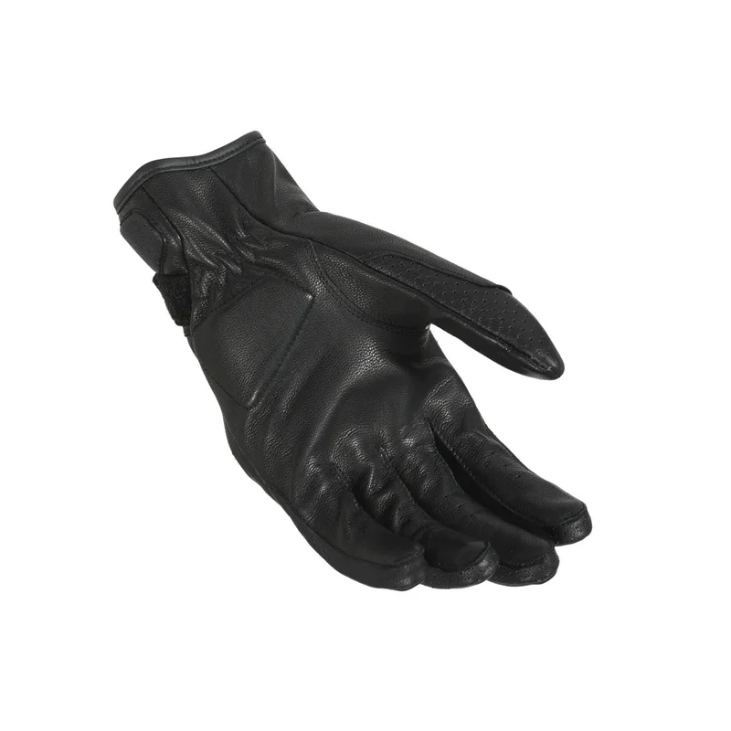 MACNA BOLD HOMBRES CUERO PERFORADO GUANTES MOTO NEGRO