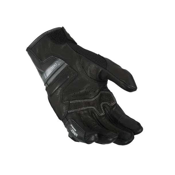 MACNA CHIZU Moto Cuero Guantes Negro