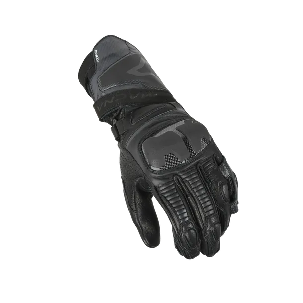 MACNA THUNDER Moto Cuero Guantes Negro