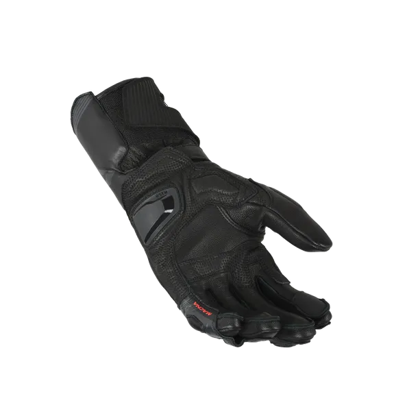MACNA THUNDER Moto Cuero Guantes Negro
