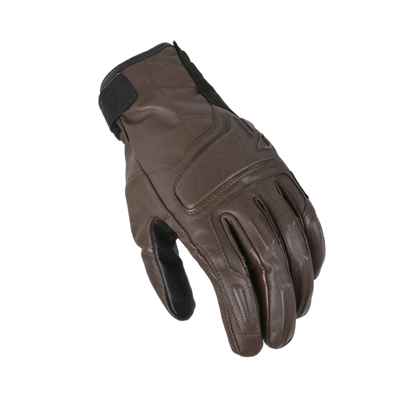 MACNA FELON HOMBRES CUERO GUANTES MOTO MARRÓN