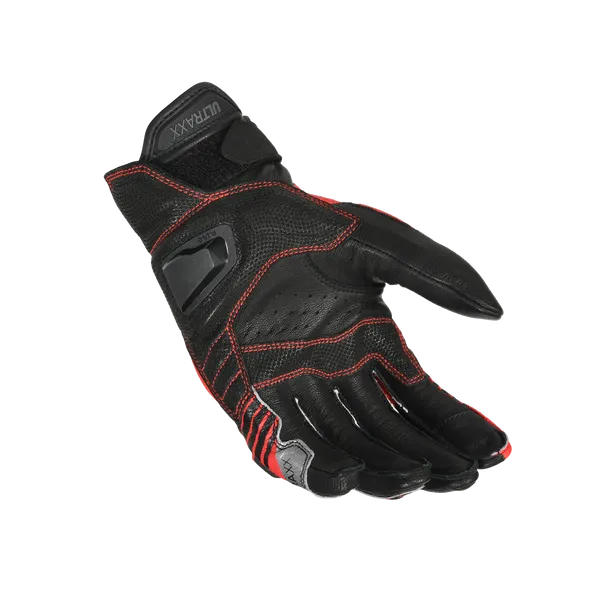 MACNA ULTRAXX Hombre Moto Deportivos Jinetes Guantes Negro Rojo