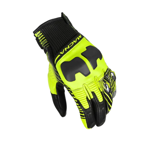 MACNA ULTRAXX Hombre Moto Deportivos Jinetes Guantes Negro Amarillo