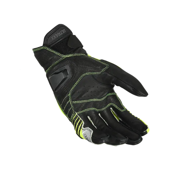 MACNA ULTRAXX Hombre Moto Deportivos Jinetes Guantes Negro Amarillo