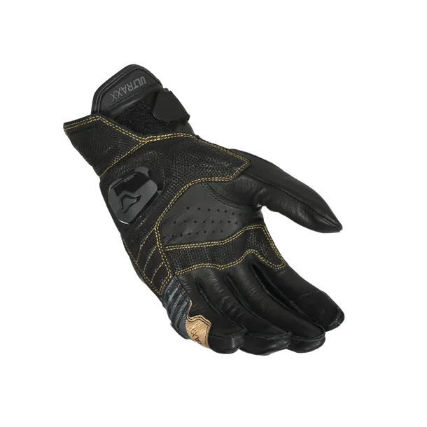 MACNA ULTRAXX Hombre Moto Deportivos Jinetes Guantes Negro Dorado