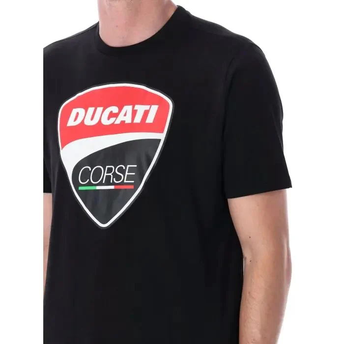DUCATI Camiseta De Manga Corta Hombre Negro