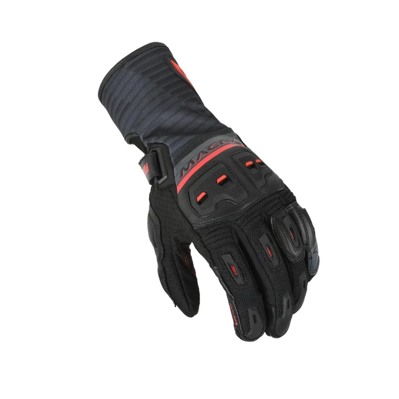 MACNA SHELLAR HOMBRES GUANTES MOTO ERGOTHUMB NEGRO ROJO