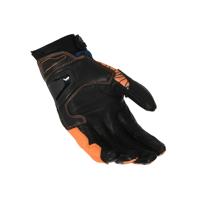 MACNA ROCCO HOMBRES GUANTES MOTO PUNTA TÁCTIL NEGRO NARANJA AZUL