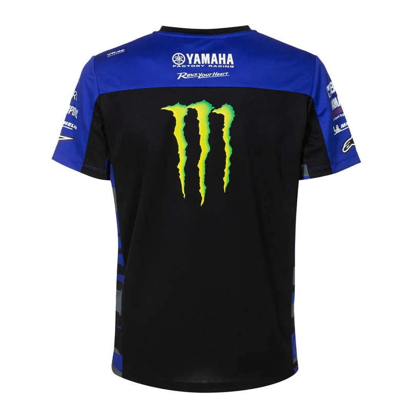 YAMAHA MONSTER ENERGÍA MOTOGP HOMBRE EQUIPO CAMISETA Negro/Azul