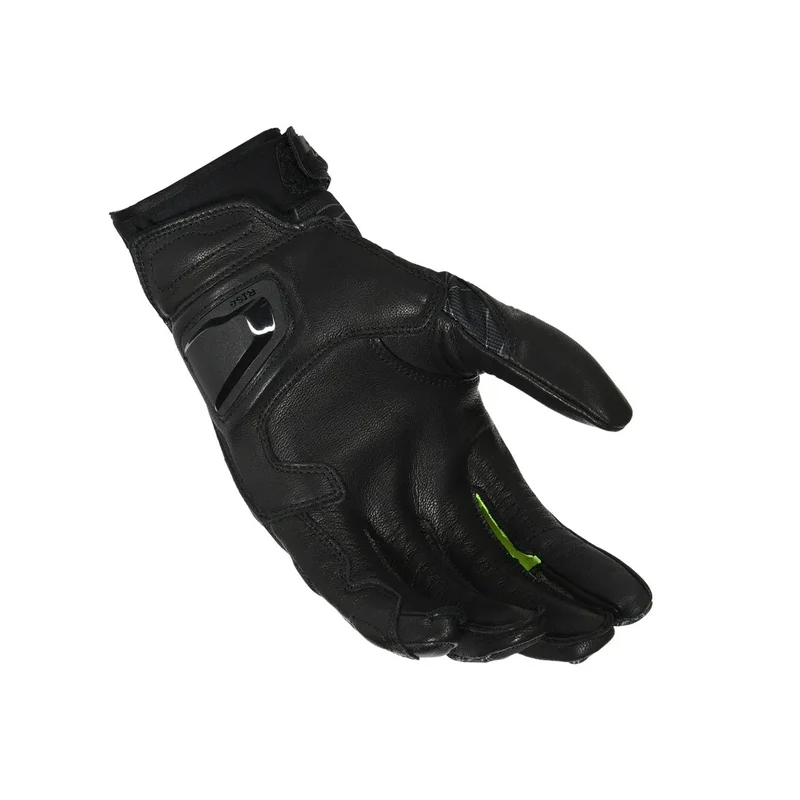 MACNA ROCCO HOMBRES GUANTES MOTO PUNTA TÁCTIL NEGRO AMARILLO FLUO