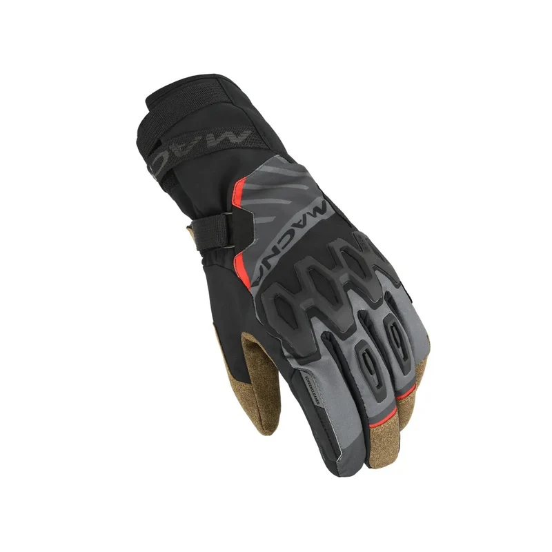 MACNA TYRIAN RTX HOMBRES GUANTES MOTO IMPERMEABLE TOPO MARRÓN