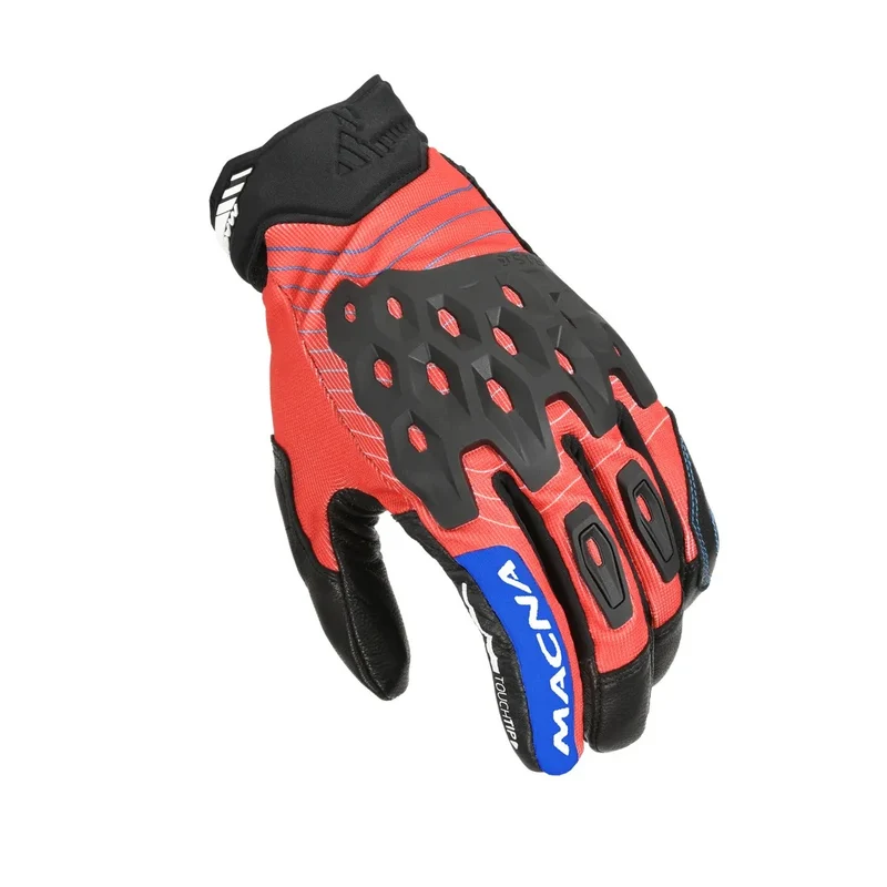 MACNA TANAMI HOMBRES GUANTES MOTO ROJO NEGRO BLANCO
