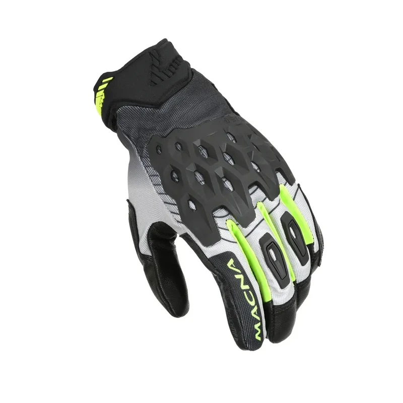 MACNA TANAMI HOMBRES GUANTES MOTO NEGRO AMARILLO FLUO