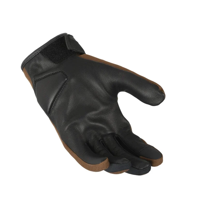 MACNA Astrill motocicleta cuero Guantes de Marrón Negro