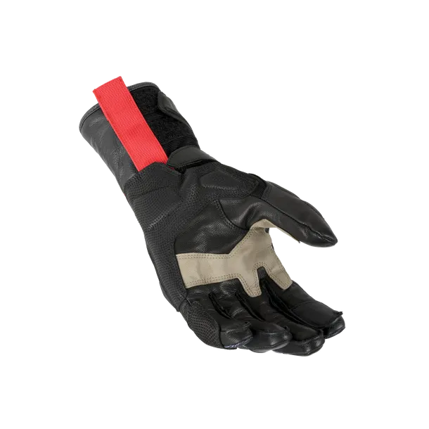 MACNA BRAWLER RTX Impermeables Moto Guantes Taupe Negro Rojo