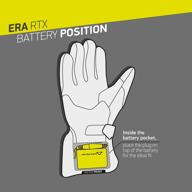 MACNA ERA RTX MUJERES GUANTES MOTO CALEFACTABLES NEGRO
