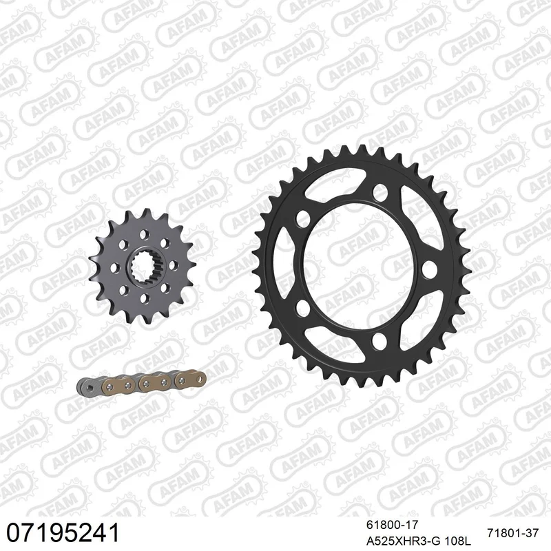 Kit chaîne AFAM KTM RC8 1190