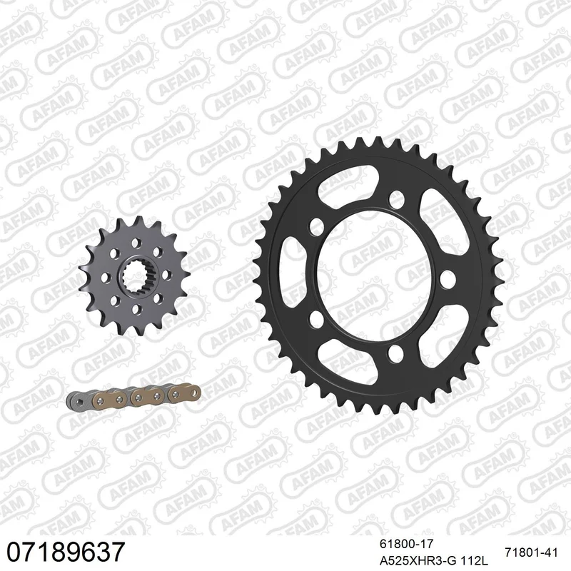 Kit chaîne AFAM KTM Supermoto 990