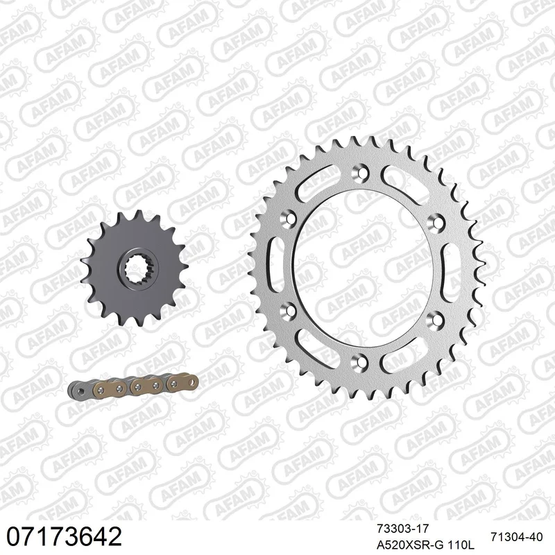 Kit chaîne AFAM KTM SMC 660