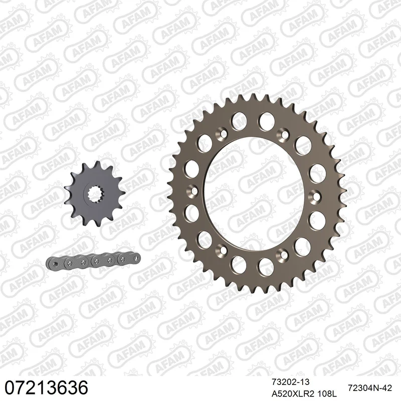 Kit chaîne AFAM KTM Sting / Duke 125 LC2