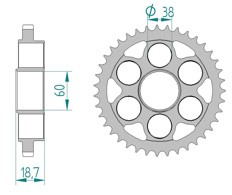 Kit chaîne AFAM Ducati 1199 Panigale