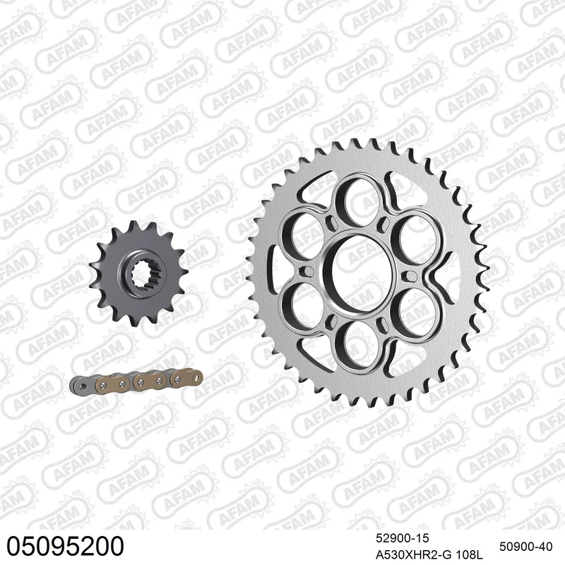 Kit chaîne AFAM Ducati Multistrada 1200