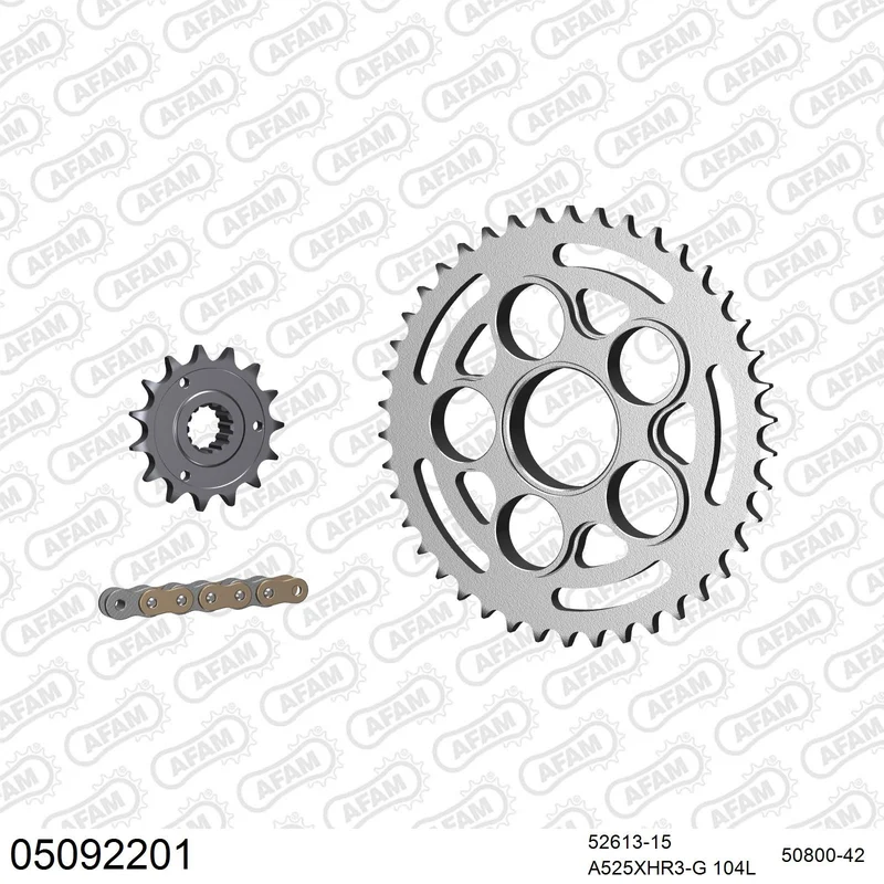 Kit chaîne AFAM Ducati Multistrada 1100