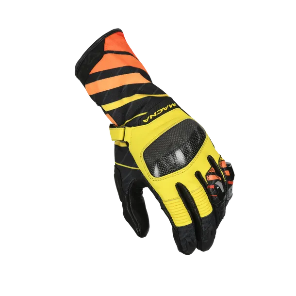MACNA KROWN Carbono protección Hombres Guantes Negro Amarillo