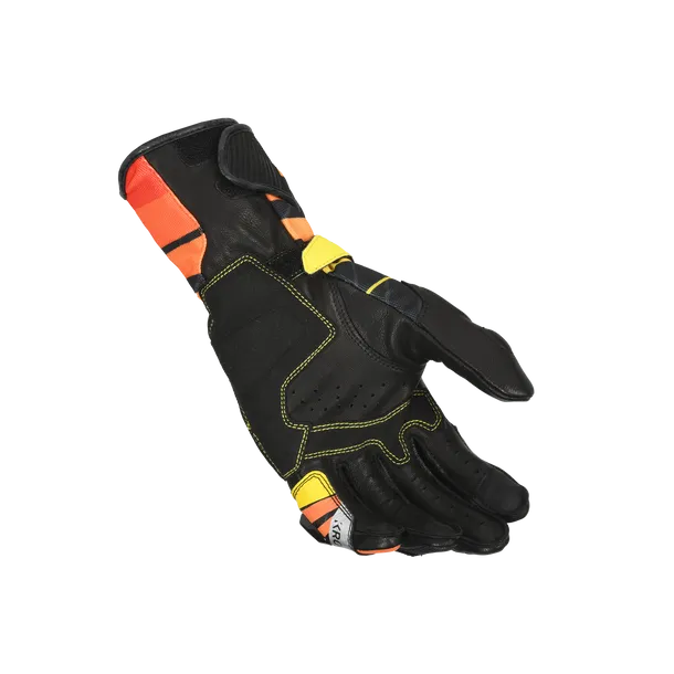 MACNA KROWN Carbono protección Hombres Guantes Negro Amarillo