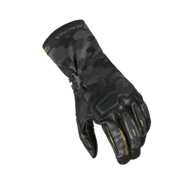 MACNA TERRA RTX Impermeable Moto Verano Guantes Negro Estampado