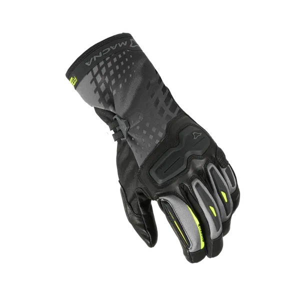 MACNA TERRA RTX Impermeable Moto Verano Guantes Negro Amarillo