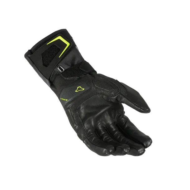 MACNA TERRA RTX Impermeable Moto Verano Guantes Negro Amarillo