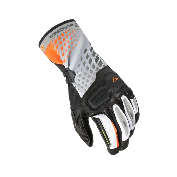 MACNA TERRA RTX Impermeable Moto Verano Guantes Estampado Naranja