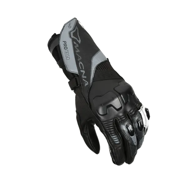 MACNA PROTEGO Mujer Moto Cuero Guantes Negro