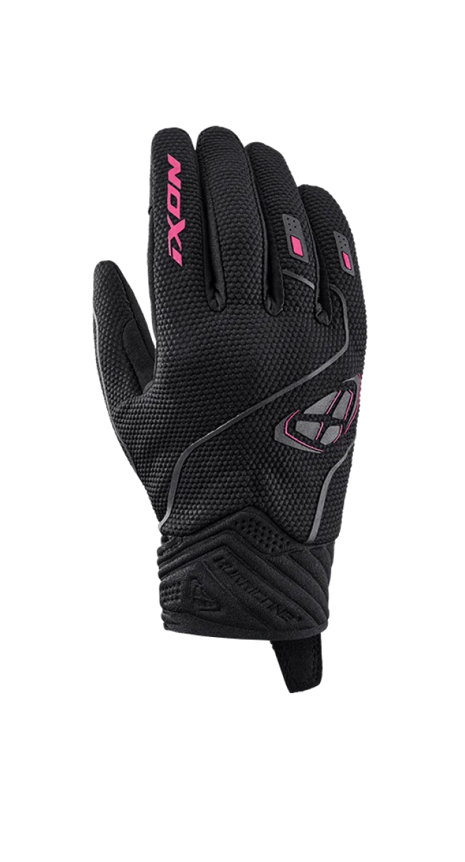 IXON HURRICANE 2 MUJER GUANTES MOTO NEGRO ROSA