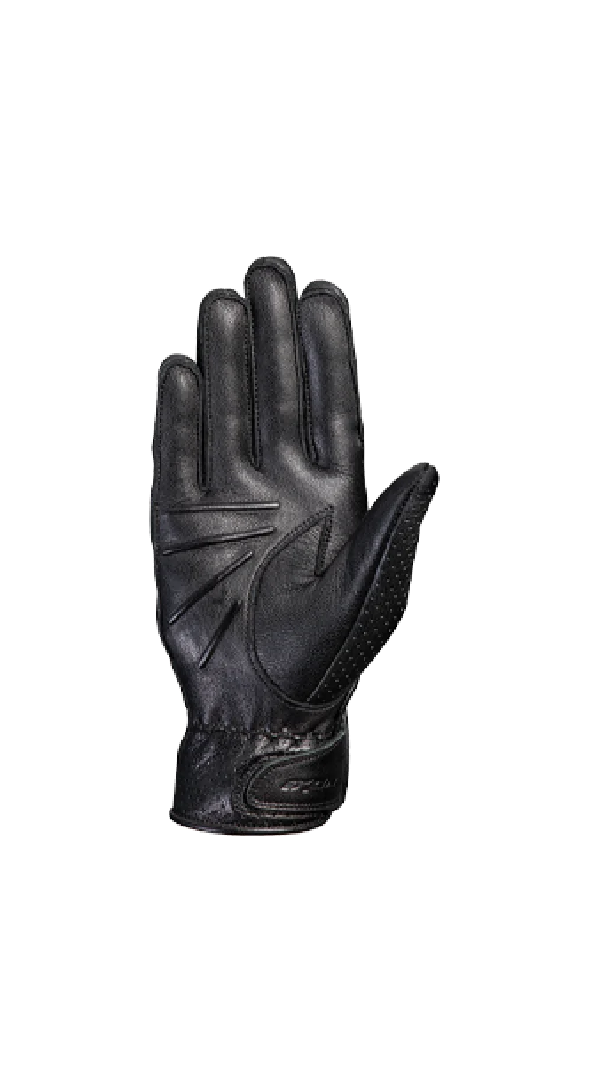 IXON RS NIZO MUJER PERFORADO GUANTES MOTO CUERO NEGRO