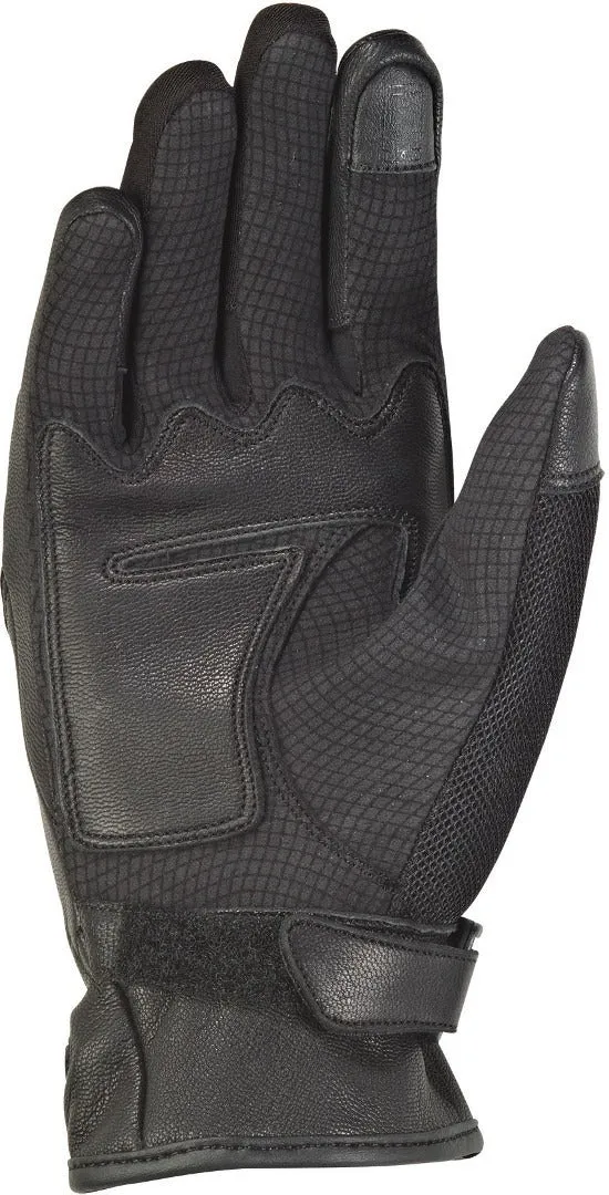 IXON RS SHINE 2 CUERO TEXTIL GUANTES MOTO MUJER NEGRO