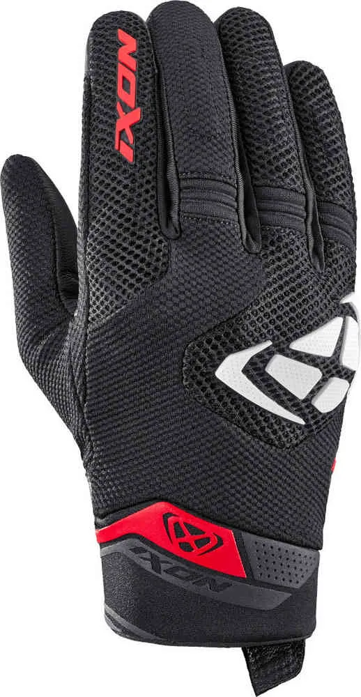 IXON MIG 2 AIRFLOW HOMBRE ROADSTER GUANTES NEGRO BLANCO ROJO