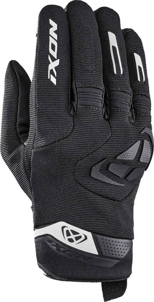 IXON MIG 2 HOMBRES Roadster LIGERO Guantes NEGRO BLANCO