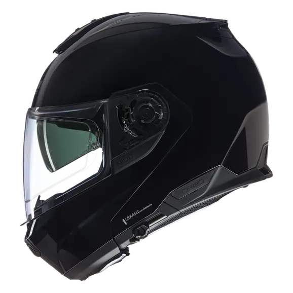 NOLAN N100-6 CLASSICO 301 Nero Glossy modular abatable Casco